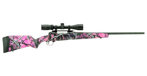 Savage 110 Apex Hunter Xp 308 Win Bolt Action Rifle With Muddy Girl