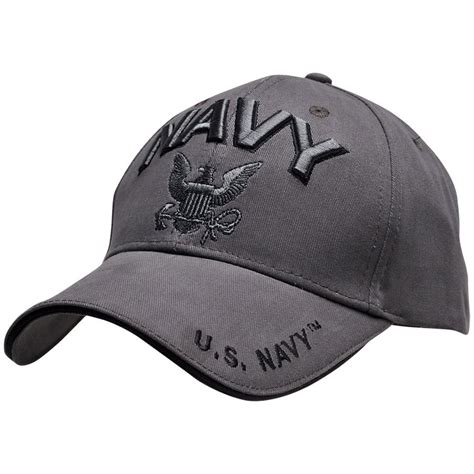 gunmetal gray  navy raised letter hat