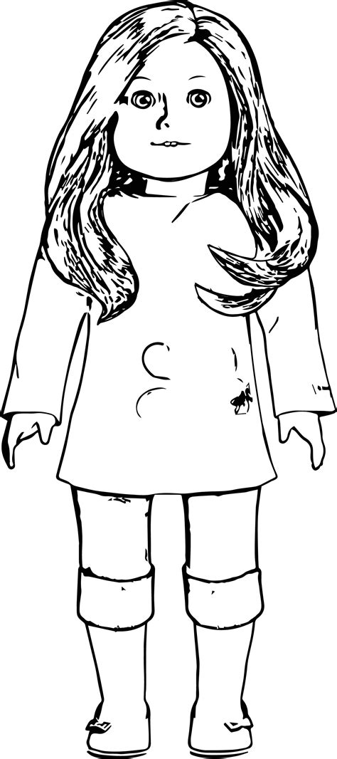 american girl coloring pages