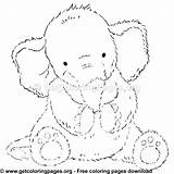 Coloring Elephant Girl Pages Baby Choose Board sketch template