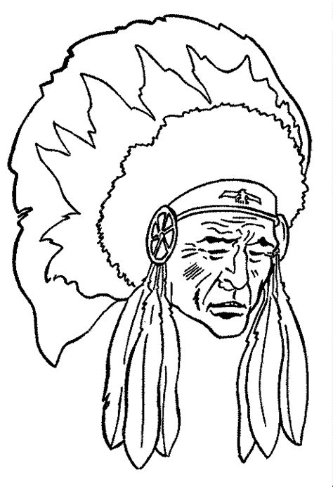 coloring page indian coloring pages