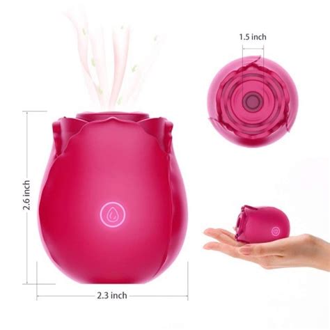 Inya Rose Air Pulse Suction Stimulator Red Sex Toys At Adult Empire
