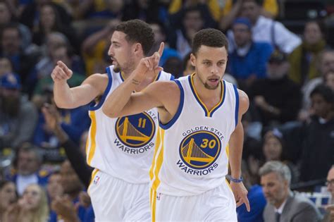 Watch Klay Thompson Shoot A Ball Stephen Curry Wanted To Kick