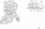 Sonic Goku Vs Pages Coloring Super Ssj Deviantart Template Sketch sketch template