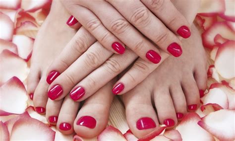 spring mani pedi  impression beauty therapy