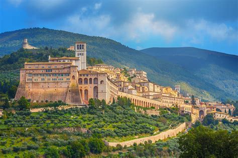 umbria italy  hill towns  places