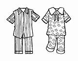 Pajamas Coloring Pajama Party Kids Color Coloringcrew Pyjama Clip Pijama Fashion Dia Do Pages Preschool Colouring Pj Activities Da Drawing sketch template