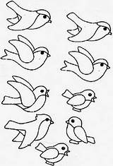 Rajz Madarak Tavaszi Bird sketch template