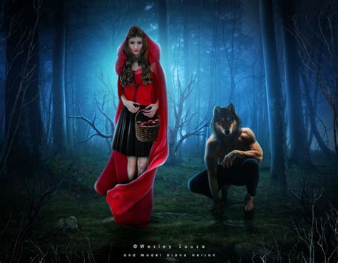 Little Red Riding Hood And The Bad Wolf By Wesley