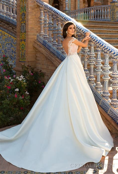 crystal design sevilla wedding dresses 2017 70 deer pearl flowers