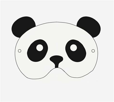 cut  panda template printable printable word searches