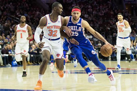 game recap sixers dominate knicks