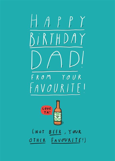 printable birthday cards dad