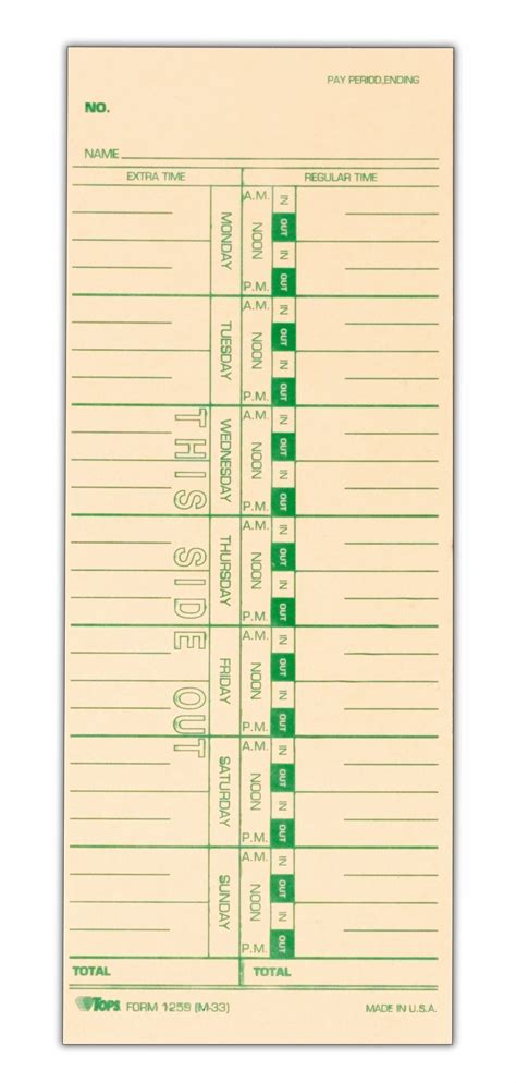 timecard template printable printable world holiday