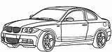 Bmw Coloring Car Pages Series Cars Color sketch template