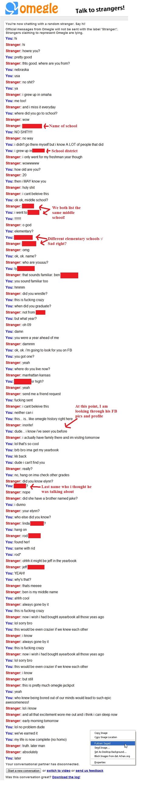 s omegletalk to strangers you re now chatting with a random stranger