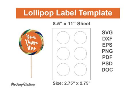 lollipop label template svg printable afbeelding door mockup station
