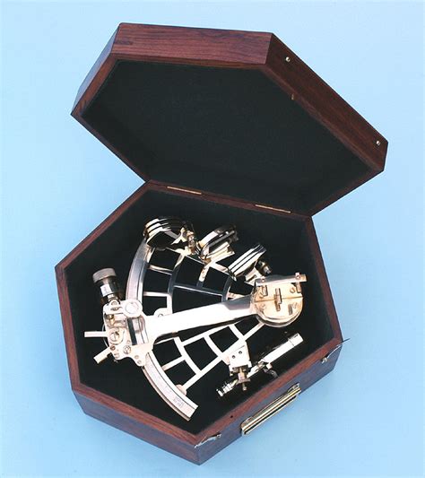 premium quality c plath reproduction brass sextant from