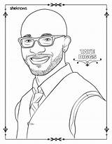 Coloring Pages Diggs Taye Men Sheknows Book Adult sketch template