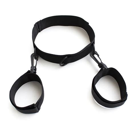 black bdsm collar handcuffs for sex toys for couples bondage restraints