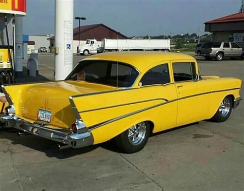 sweet yellow   chevy bel air chevy bel air chevrolet