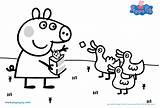 Peppa Pig Coloring Colouring Pages Cartoon Printable Color Ducks Print Printables Sheets Birthday Peepa Peppapig Books Rocks Visit Read Family sketch template