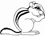 Chipmunk Coloring Pages Clipart Cute Animal Printable Kids Chipmunks Cartoon Cliparts Clip Print Sheet Colouring Mid Summer Sheets Animals Halloween sketch template