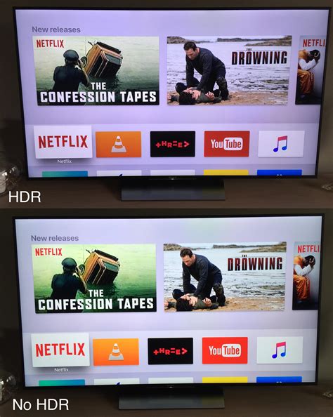 apple tv  home screen  washed   hdr mode rappletv