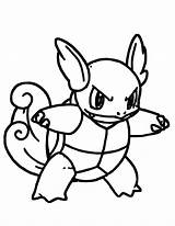 Coloring Pages Squirtle Wartortle Printable Pokemon Print Getcolorings Color sketch template