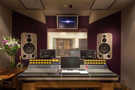 recording studio control room multitrack studio  mixing desk
