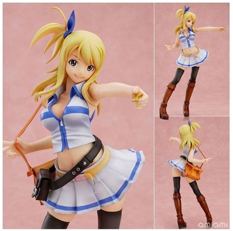 fairy tail lucy unique toy action figures vivid doll japanese sexy anime figure high qualtity