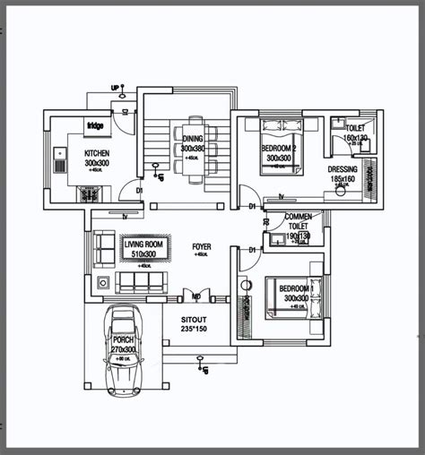 bedroom house plans   sq ft house design ideas