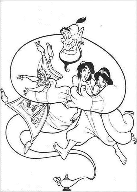 aladdin coloring pages  coloringbay