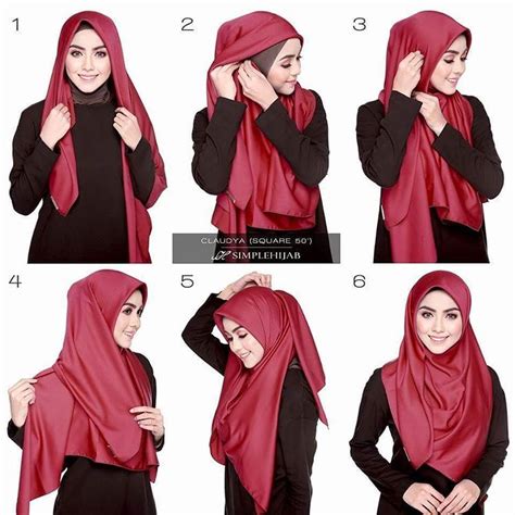 tutorial hijab hijab in 2019 tutoriel hijab mode hijab turban