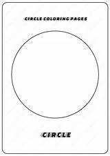 Coloring Pages Circle Shapes Geometric Basic sketch template