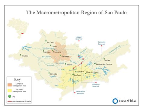 Map Sao Paulo Water Supply Systems Circle Of Blue