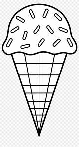 Ice Cream Coloring Clipart Pages sketch template