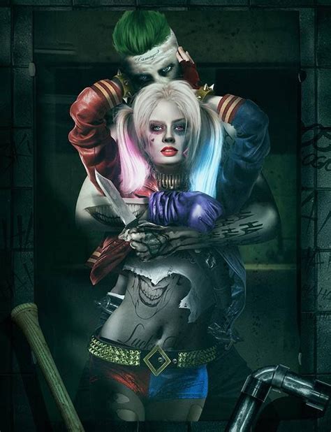 suicide squad harley and joker harley quinn pinterest