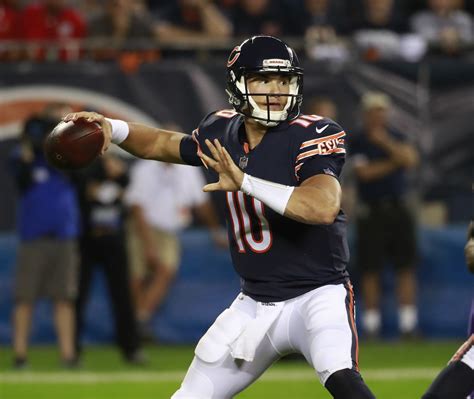 mitch trubisky   part  debut offers hope  bears