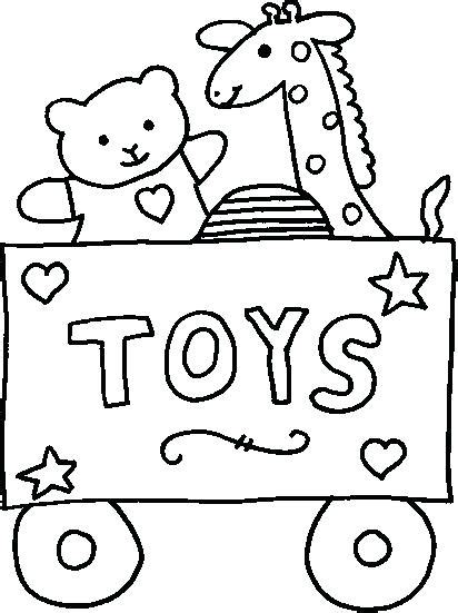 christmas toys coloring pages  getdrawings