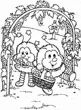 Coloring Pages Rainbow Brite Sheets sketch template