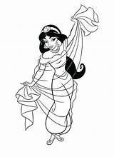 Pages Jasmine Coloring Princess Getcolorings sketch template