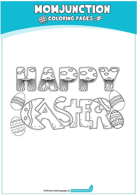 print coloring image momjunction coloring pages easter poster mom