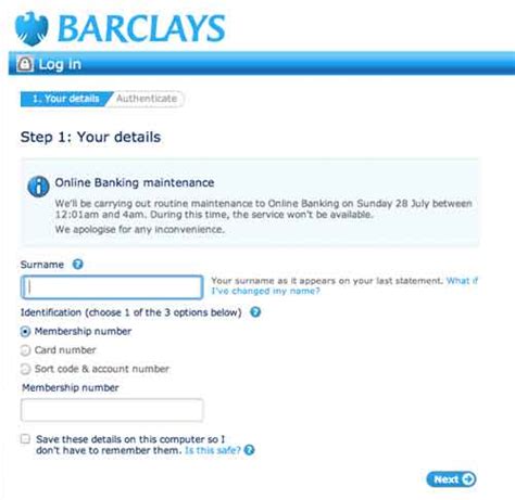 wwwbarclayscouk login details  barclays account