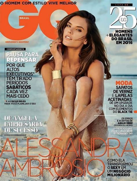 Alessandra Ambrosio Models Bikinis In Sexy Gq Brazil