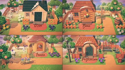 finished decorating  fave villagers yards