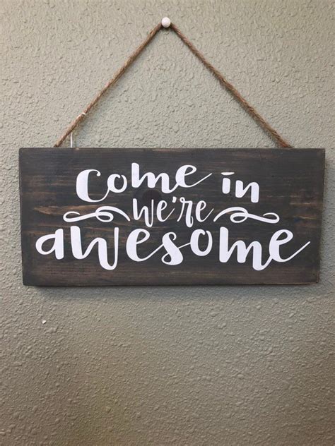 sale    awesome hanging door sign  etsy