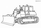 Bagger Planierraupe Bulldozer Excavator Malvorlage Ausmalbild Schwere Colomio Raupenbagger Digger Schwerer sketch template
