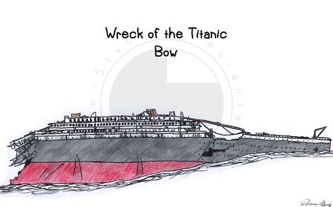 wreck   titanic bow  creature studios  deviantart