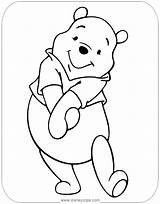 Pooh Winnie Coloring Pages Disney Cute Drawing Printable Drawings Colouring Color Bear Disneyclips Cartoon Adorable Easy Draw Coal Outlines Choose sketch template